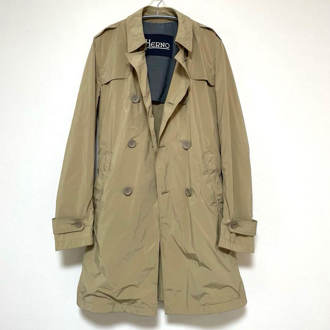 HERNO ヘルノ / トレンチコート サイズ46 ベージュ ベルト付き
