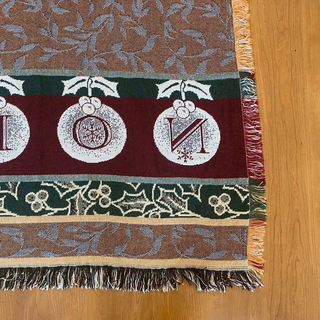 NOEL ゴブラン織 ヴィンテージラグ クリスマス タペストリー