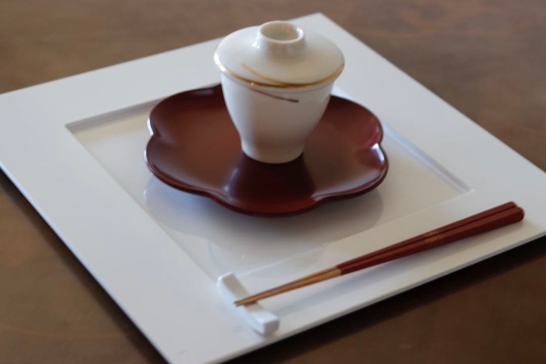 折敷角皿5枚セット& 花皿5枚セット