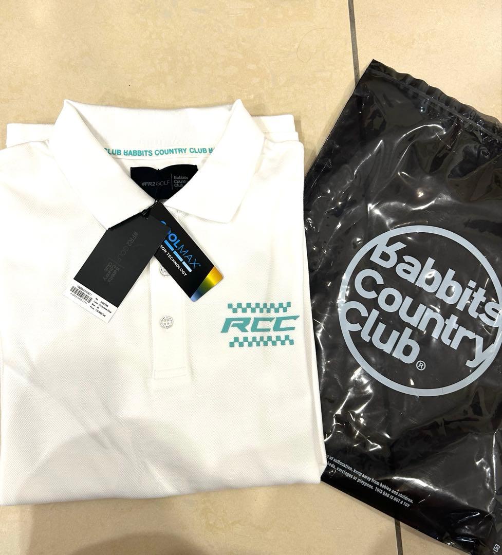 沖縄限定！希少！早い者勝ち！fr2golf サークルロゴ　ポロシャツ　Mサイズ