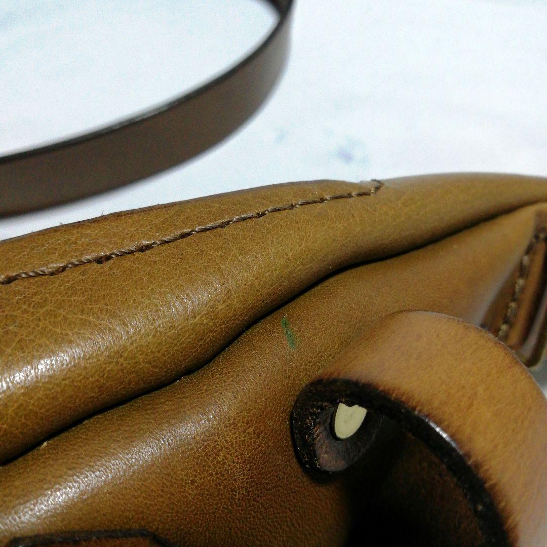 HERZ ヘルツ レザー ボディバッグ ブラウン