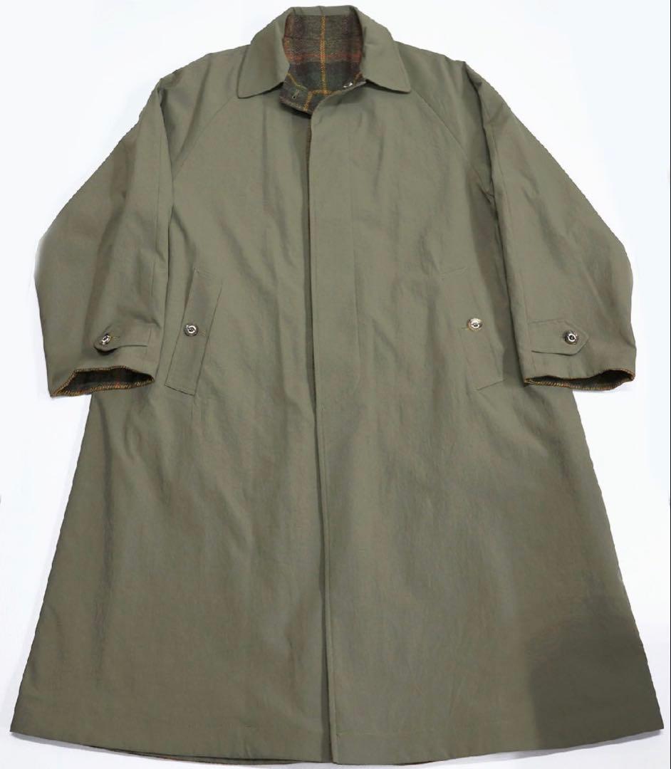 INVERTERE インバーティア　リバーシブル ステンカラーコート 英国製