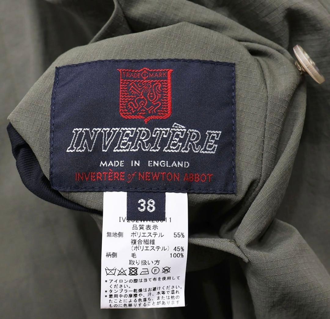 INVERTERE インバーティア　リバーシブル ステンカラーコート 英国製