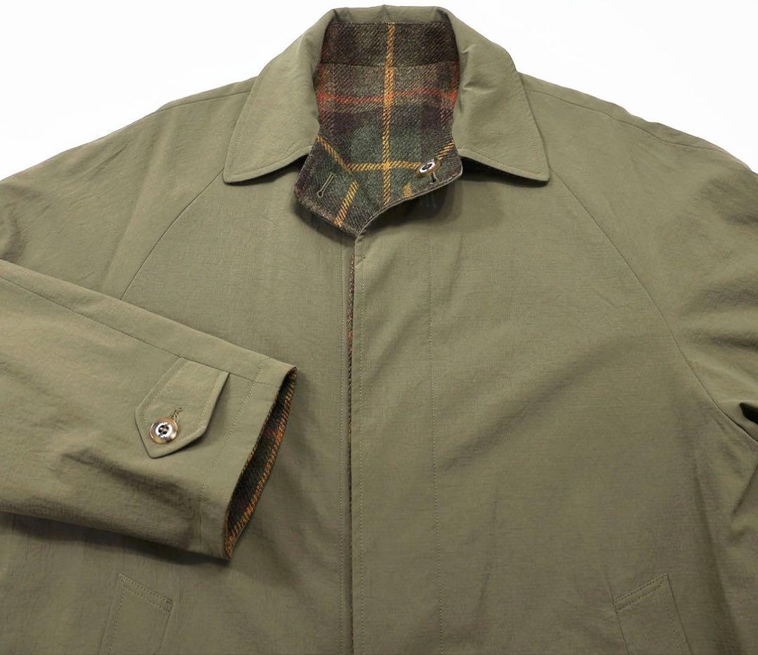 INVERTERE インバーティア　リバーシブル ステンカラーコート 英国製