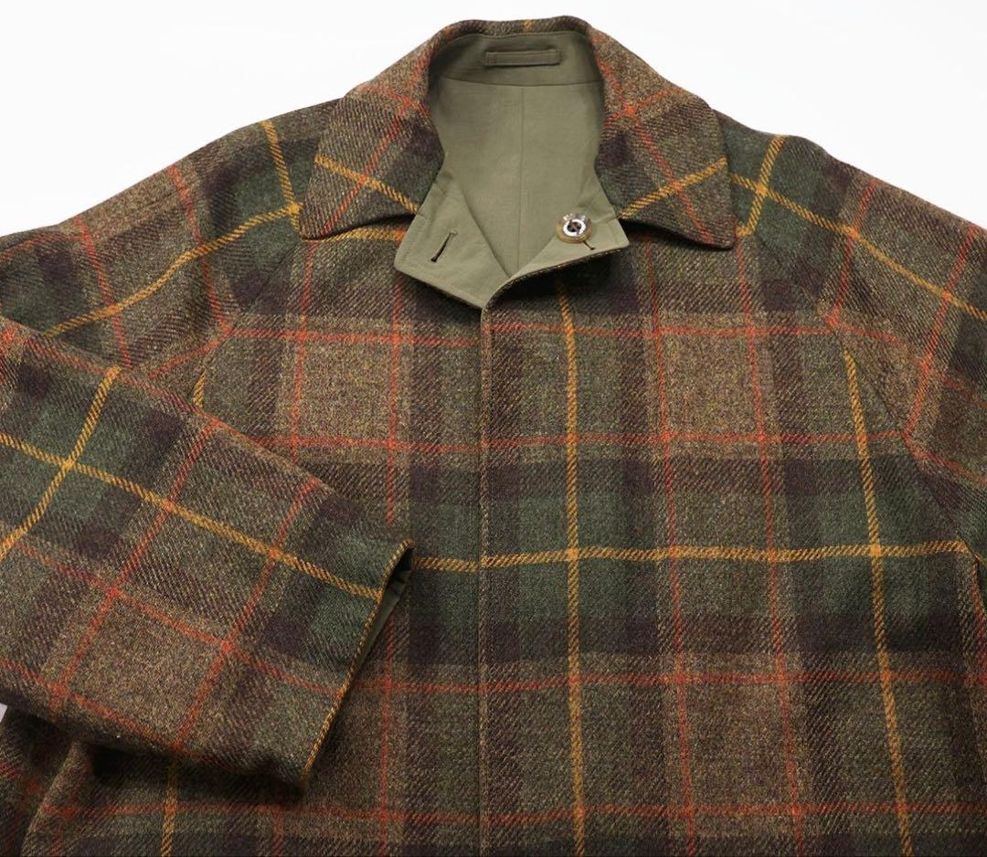 INVERTERE インバーティア　リバーシブル ステンカラーコート 英国製