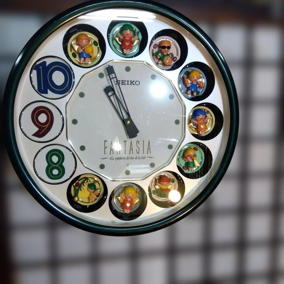 SEIKO FANTASIA 掛時計　からくり時計RE 540 M 希少　廃盤品