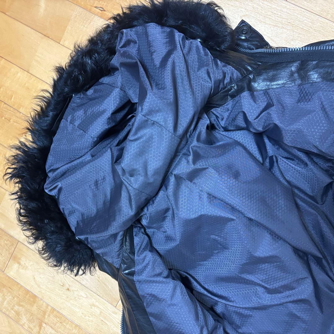 L*a様 美品　BACKLASHステアレザーダウンコート　バックラッシュ