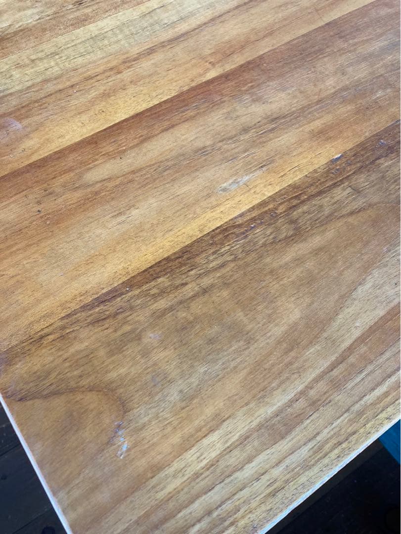 チーク材　ダイニングテーブル　6人掛け　オイル仕上げ　ヴィンテージ