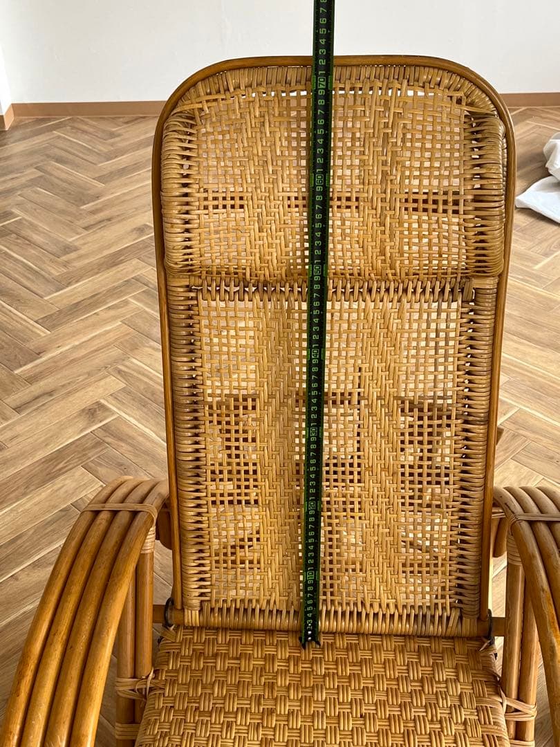 ナチュラルラタン リクライニング座椅子