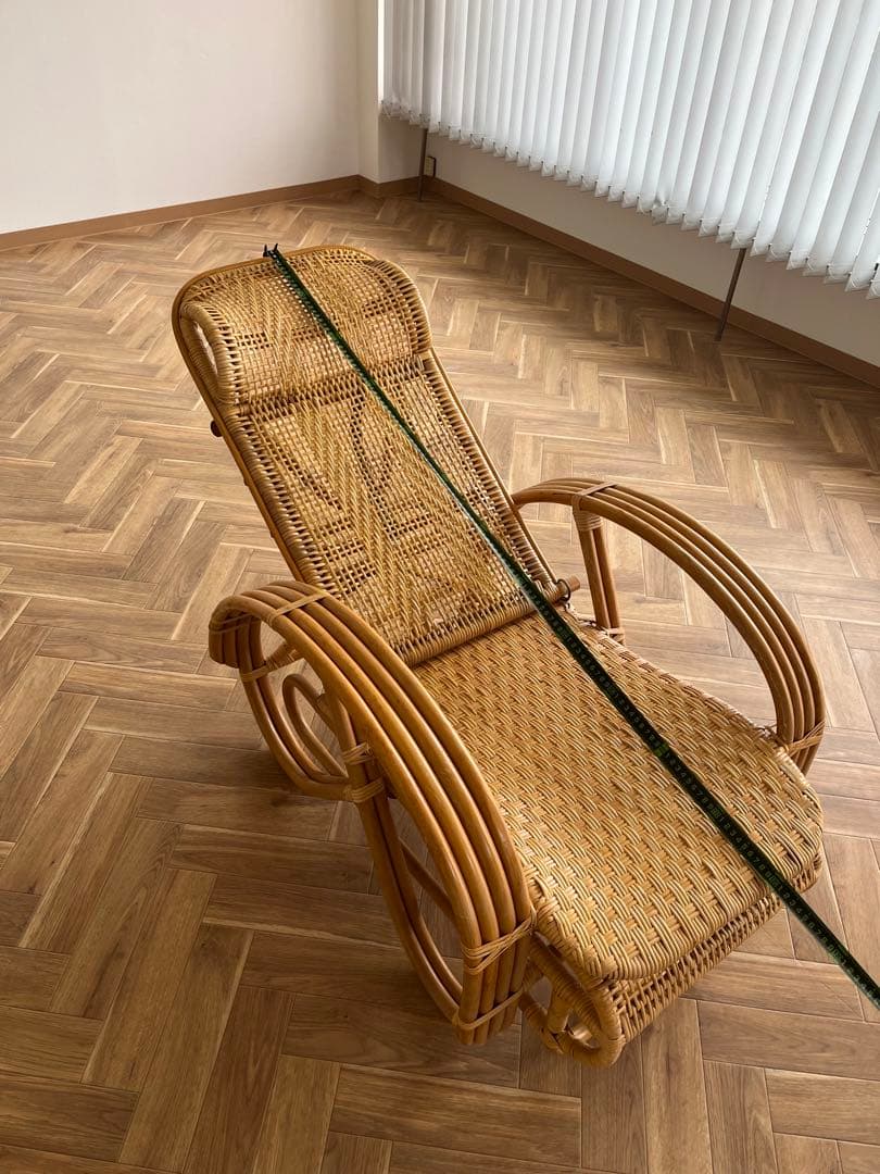 ナチュラルラタン リクライニング座椅子