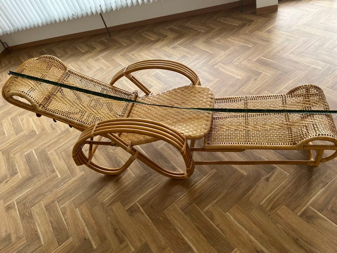 ナチュラルラタン リクライニング座椅子