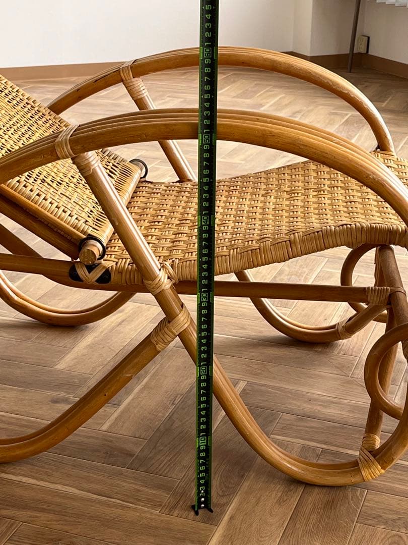 ナチュラルラタン リクライニング座椅子