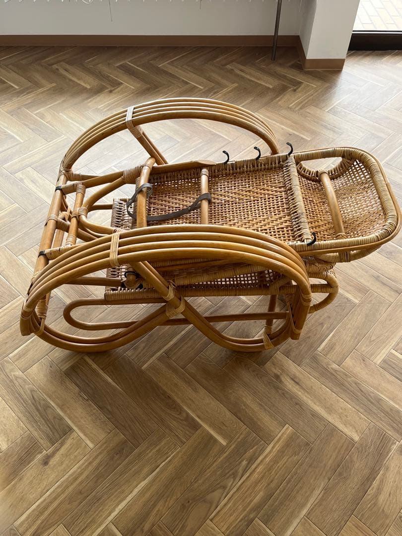 ナチュラルラタン リクライニング座椅子