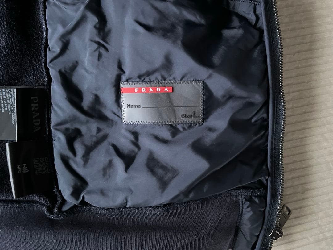 PRADA ネイビー　メンズ　ジャケット