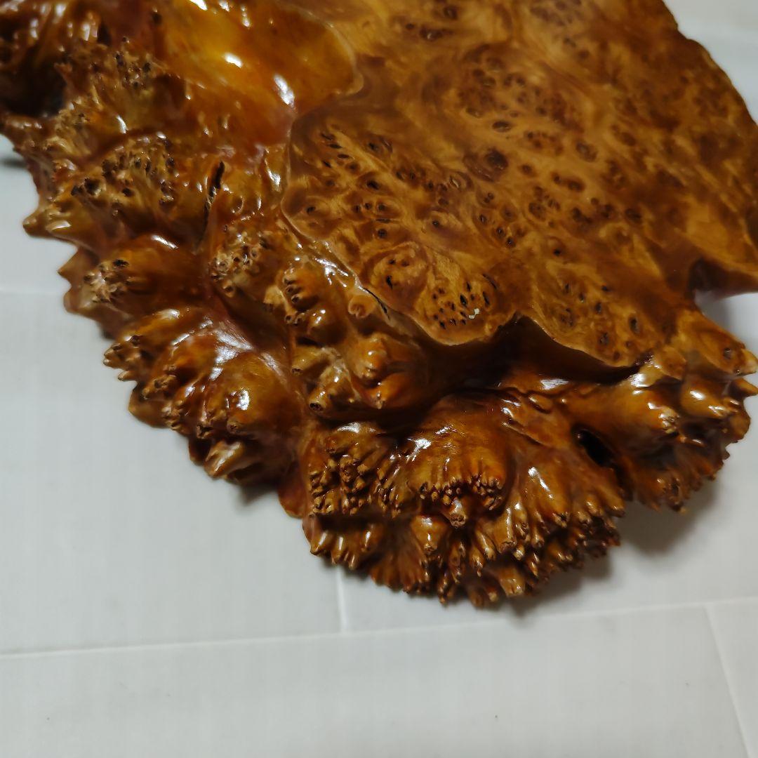 最高品質　天然木　玉杢　瘤　原木　盆栽台　花台