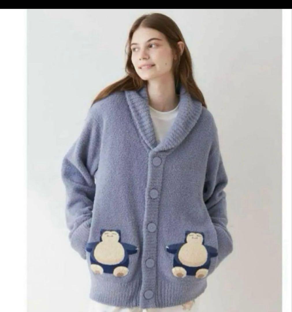 ジェラートピケ × ポケモン カビゴン ポケモンスリープ ベビモコ カーディガン