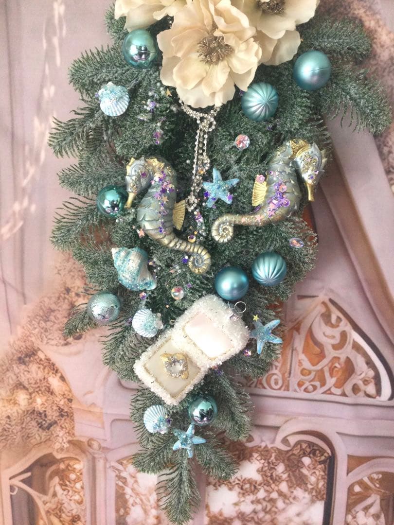 クリスマスリース　スワッグ　Willyoumarryme？