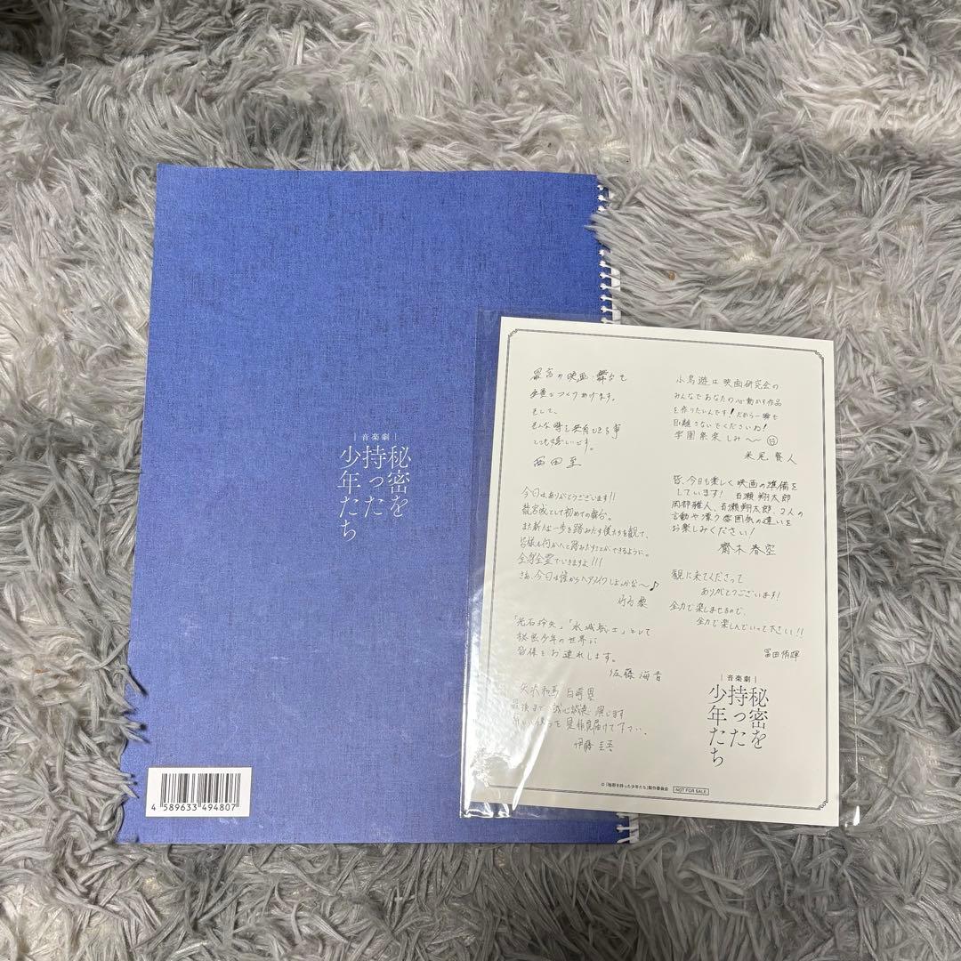 【ゆんゆんさん専用】秘密少年パンフレット+メッセージカード+Ray アクスタ