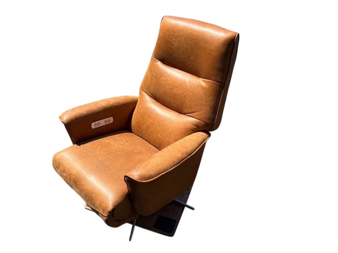 ELENORE エレノア パーソナルチェア レザーテックス 電動リクライニング