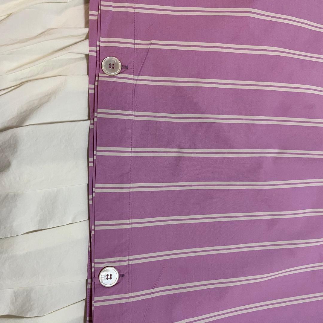 テクラ　布団カバー　ダブルサイズ　MALLOW PINK STRIPES