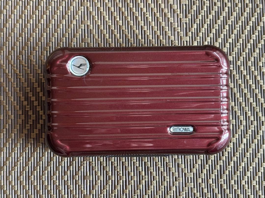 バーガンディRIMOWA ルフトハンザ×リモワ ファーストクラス　ポーチ