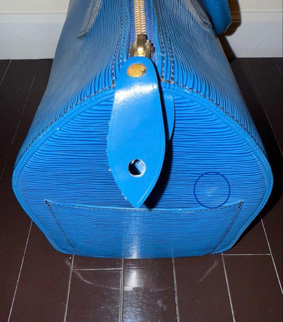 ルイヴィトン エピ ブルー スピーディー 35 ボストンバッグ