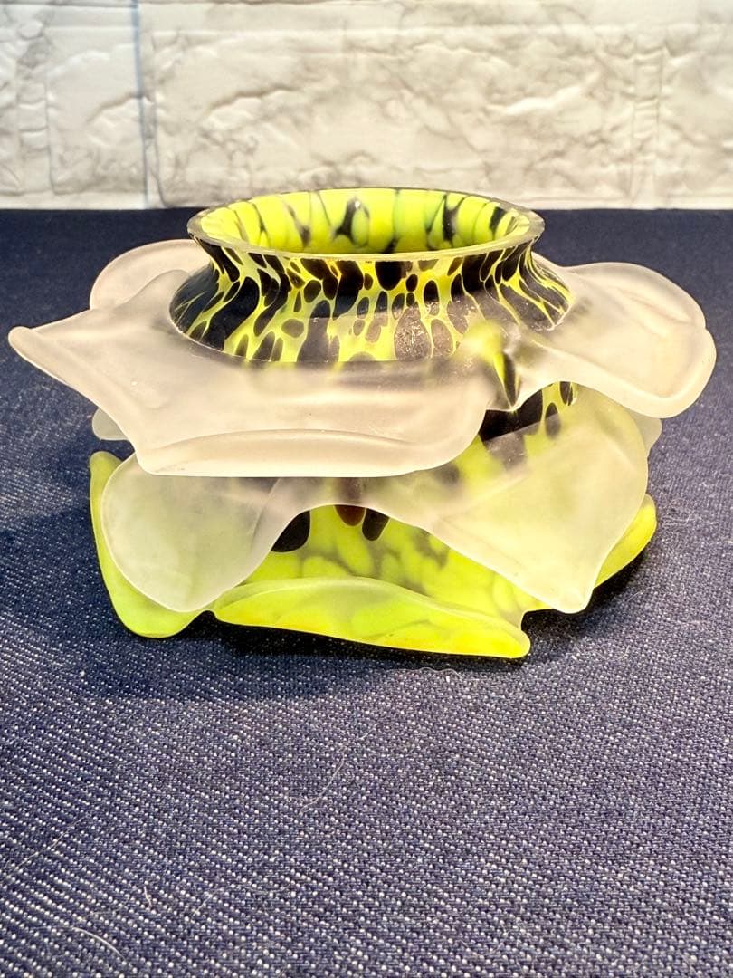 【最高峰の芸術】フランス製 アールデコ期 薔薇型 ガラスペンダントランプ 希少