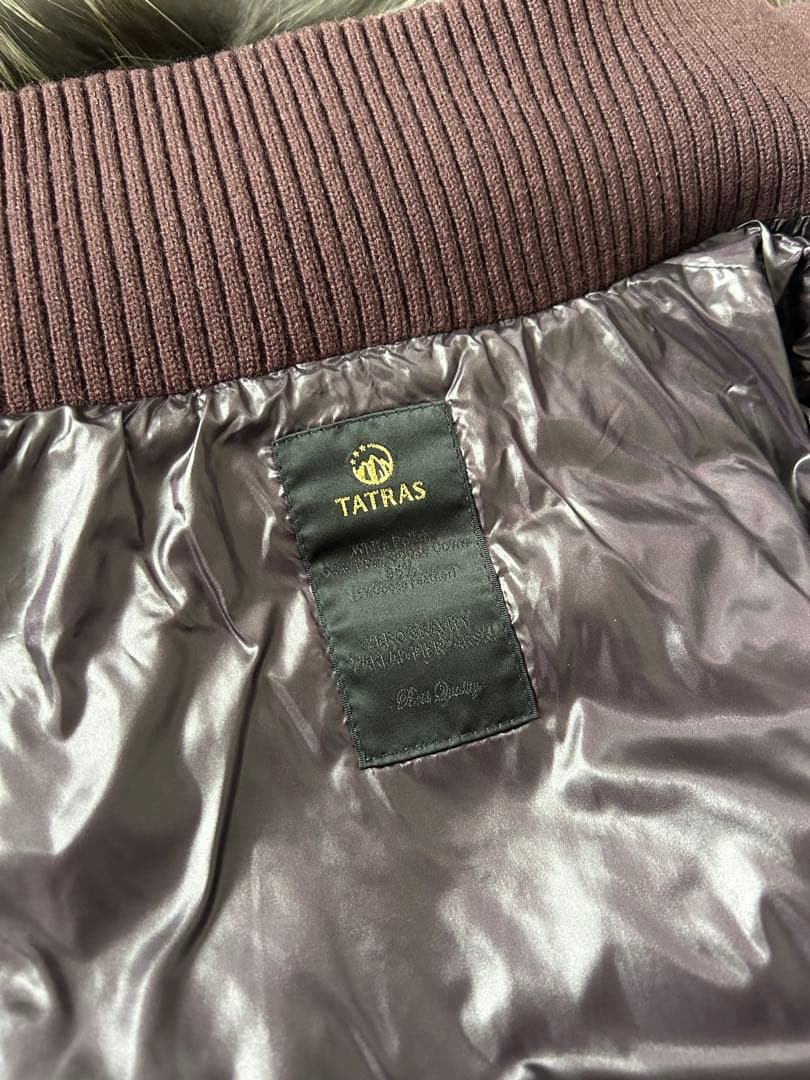 TATRAS ダウンジャケット ダークパープル　レディースM