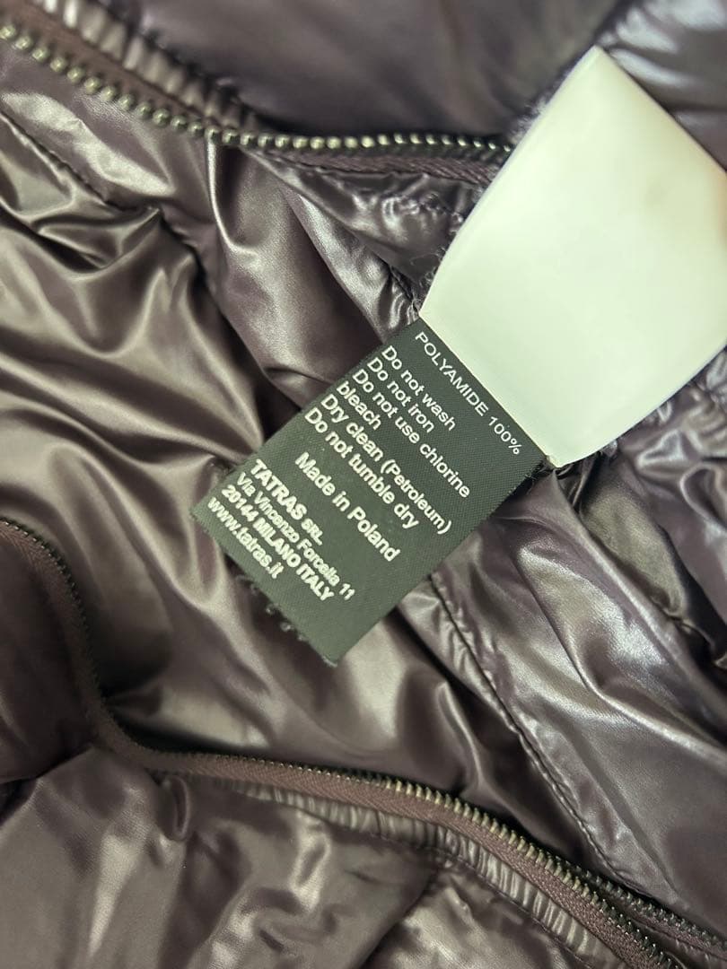 TATRAS ダウンジャケット ダークパープル　レディースM