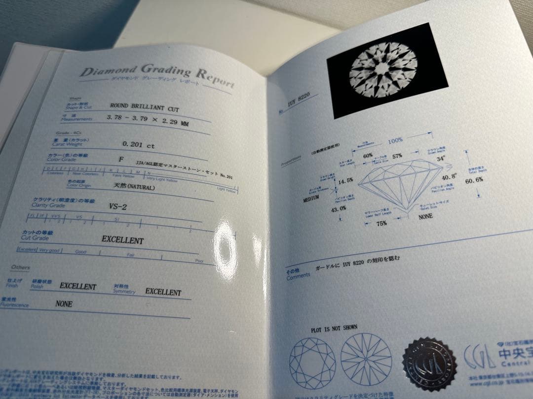 NIWAKA ダイヤモンドリング　白鈴