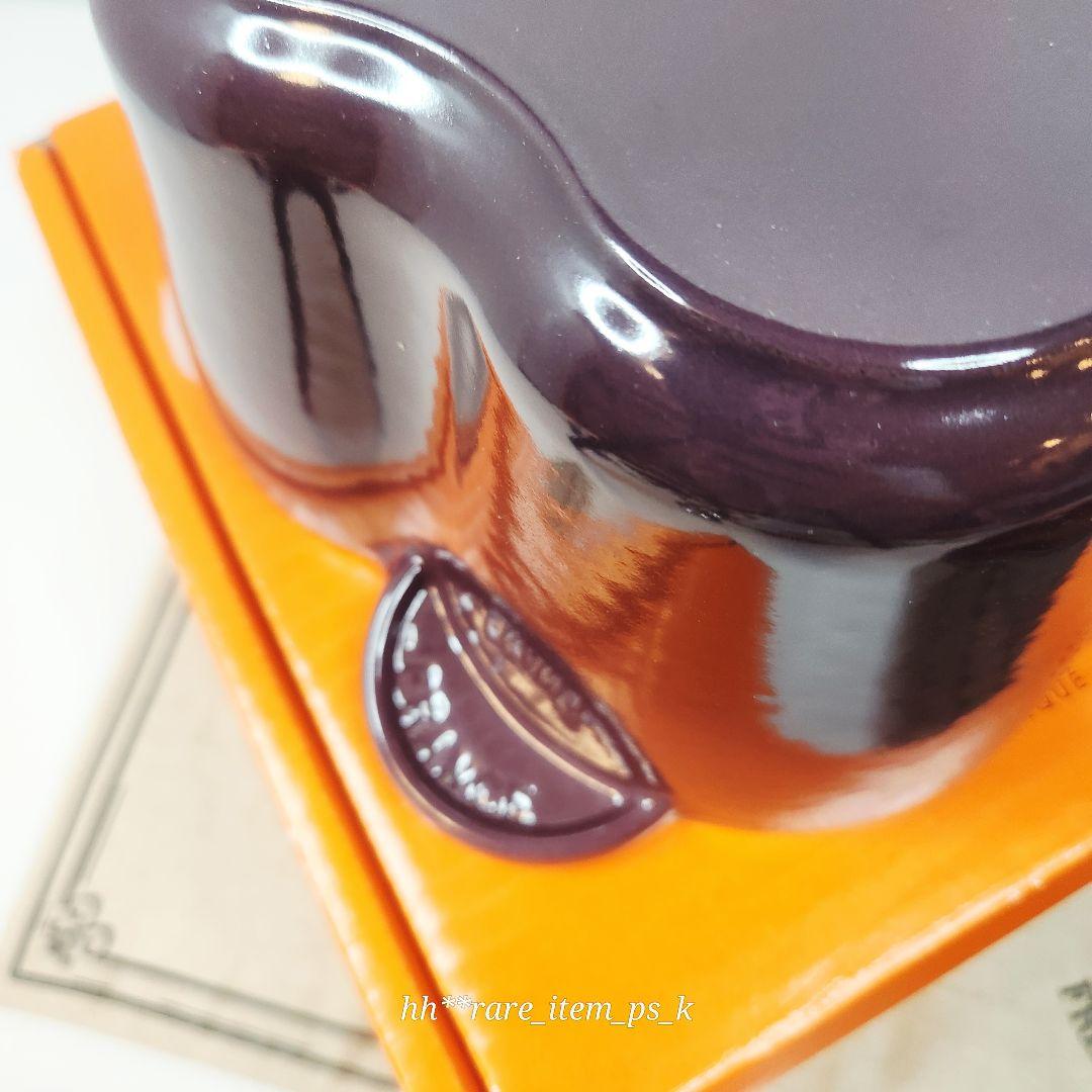 ルクルーゼ ココットフルール 20cm フィグ ゴールドツマミ