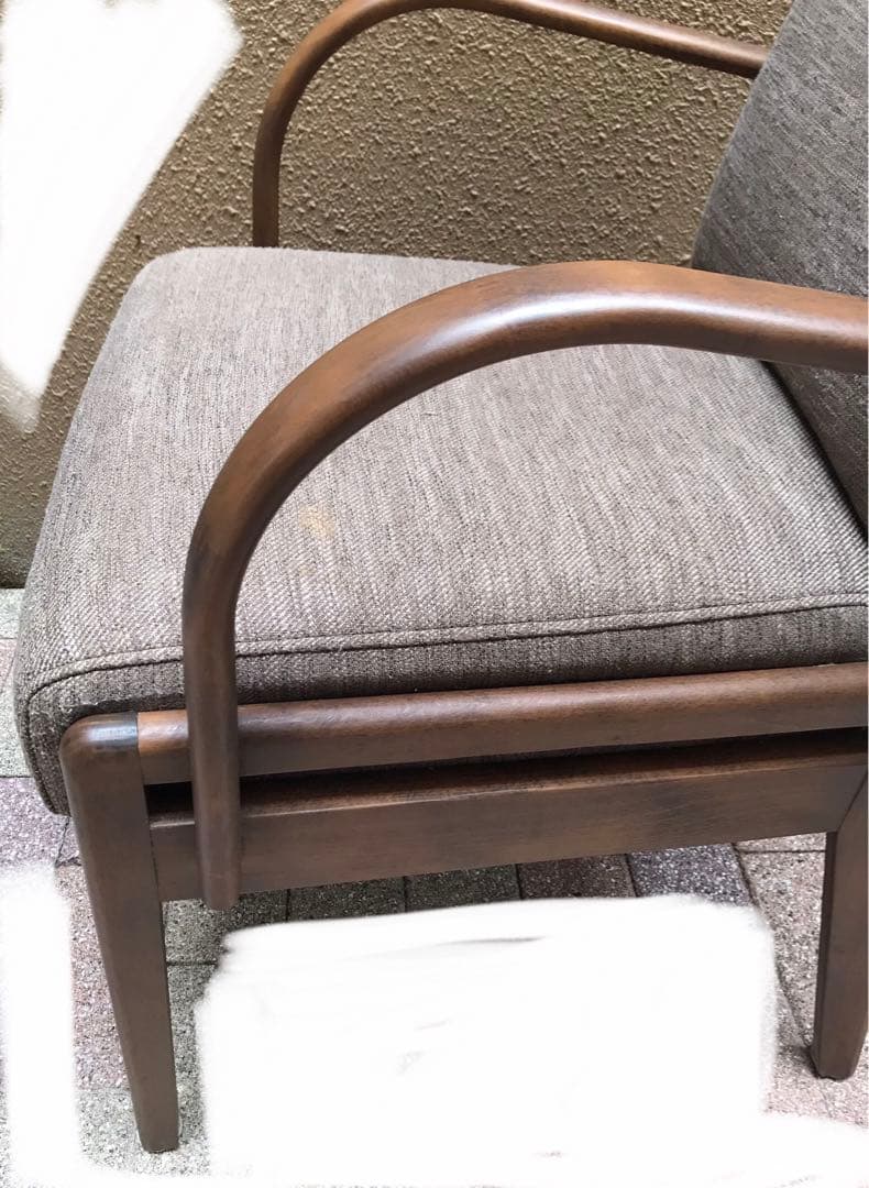 ニトリ Nコレクション C-27M 肘付き　ダイニングチェア　2