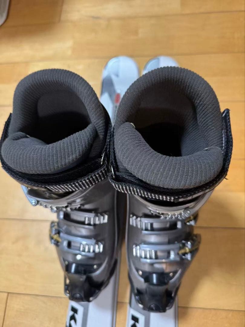 レディース　KASTLE ショートスキー　ファンスキー 90cm ブーツ24cm