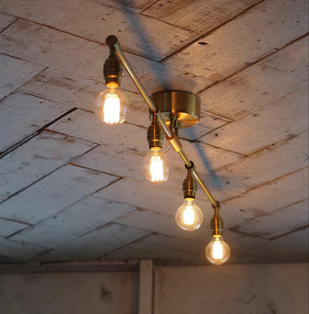 アートワークスタジオ　シーリングライト　照明　アンティーク　ゴールド