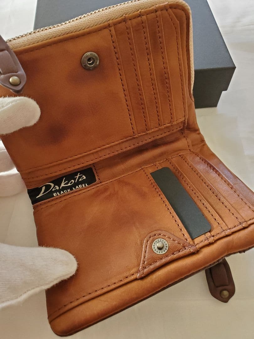 【廃盤】Dakota ダコタ バルバロ 二つ折り財布 ブラウン 茶