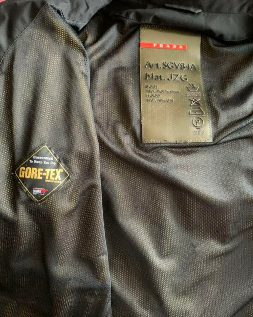 ☺*︎様 PRADA SPORT HIGH NECK ZIP BLOUSON 黒