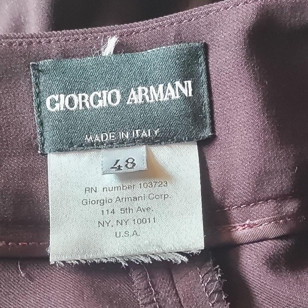 希少 極美品 ジョルジオアルマーニ スーツ セットアップ サイズ 48 ボルドー