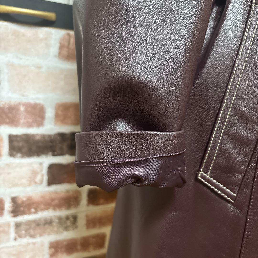 ［&Mさま専用］レザートレンチコート