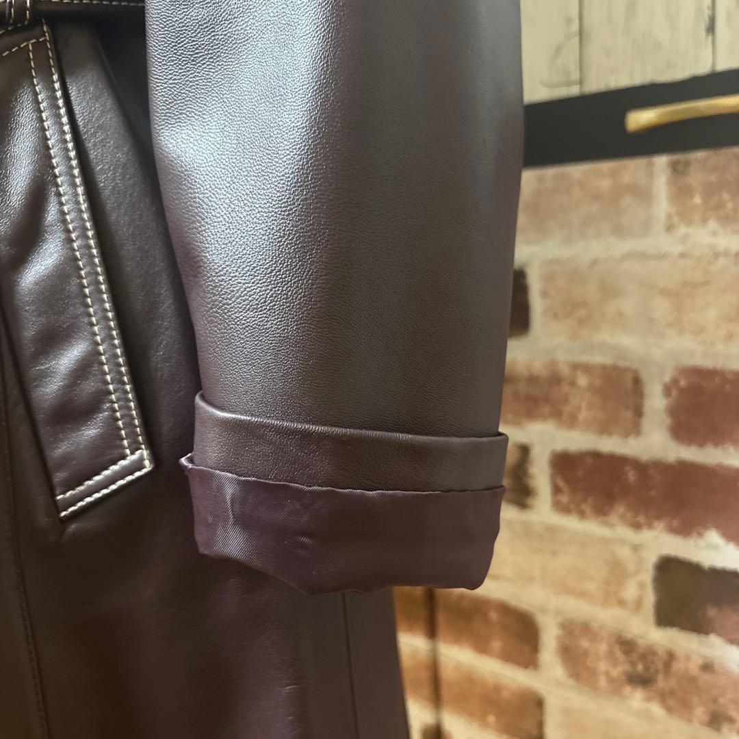 ［&Mさま専用］レザートレンチコート