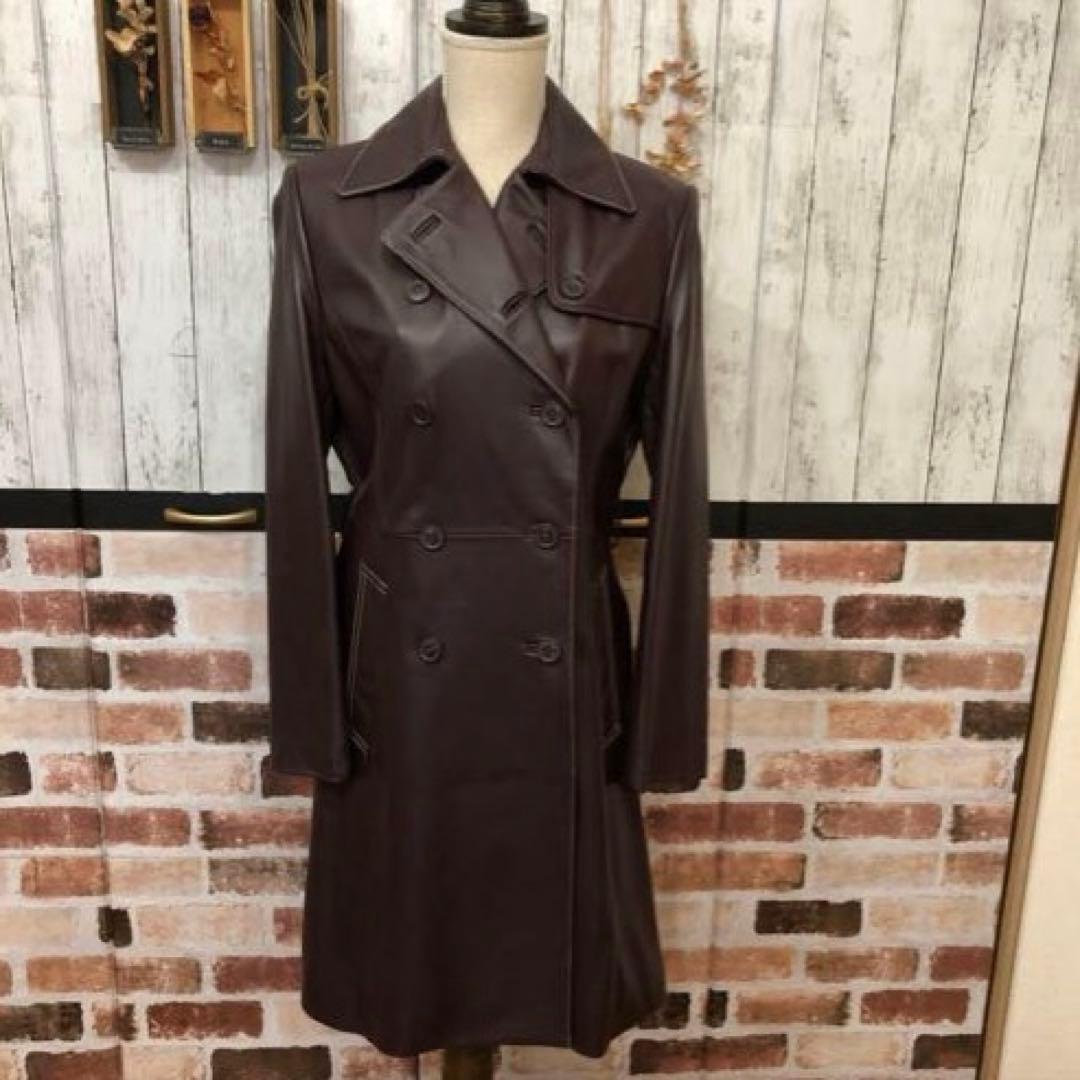 ［&Mさま専用］レザートレンチコート