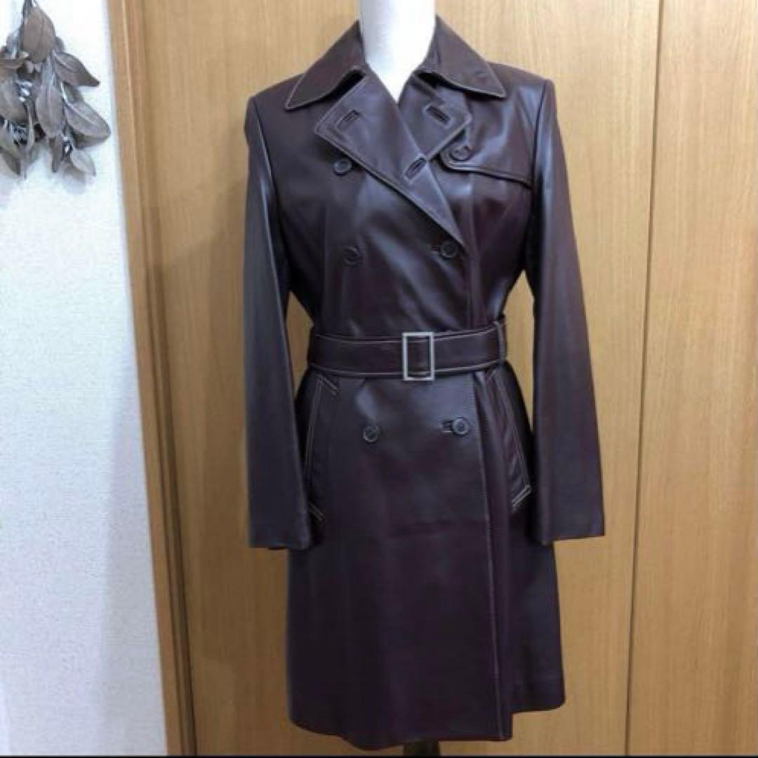 ［&Mさま専用］レザートレンチコート