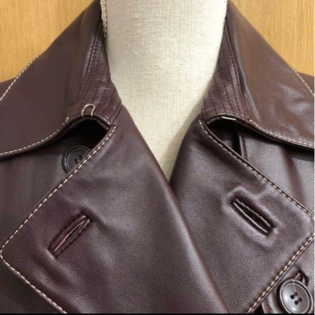 ［&Mさま専用］レザートレンチコート