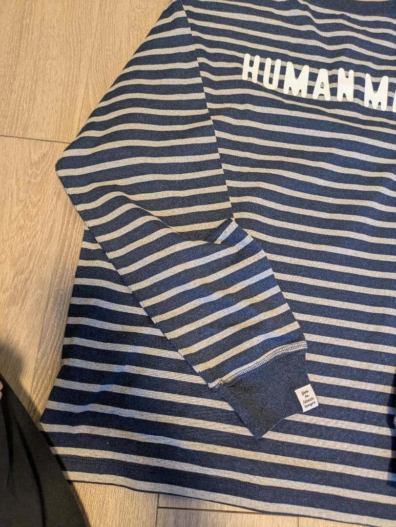 ヒューマンメイド ヘンリーネック長袖カットソー