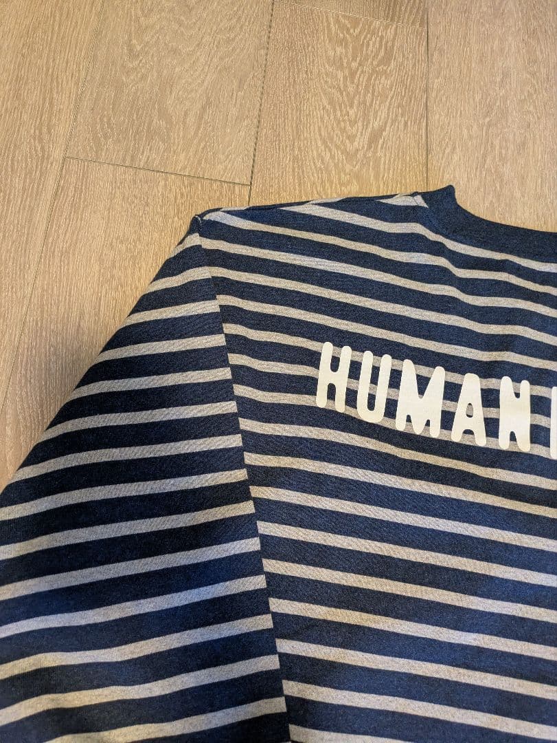 ヒューマンメイド ヘンリーネック長袖カットソー