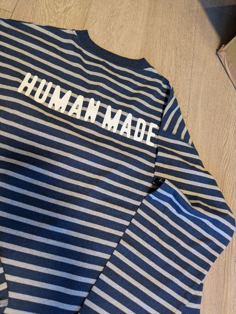 ヒューマンメイド ヘンリーネック長袖カットソー