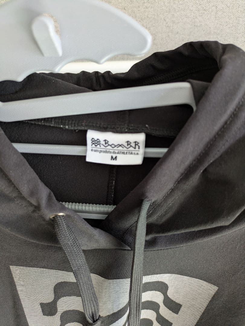 bombr M ブラック フード付きジャージ上下