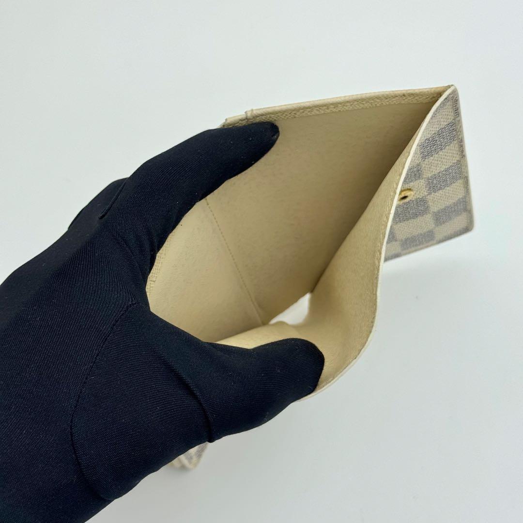 ヴィトン ダミエ アズール ポルトフォイユ ヴィエノワ がま口 カード8枚