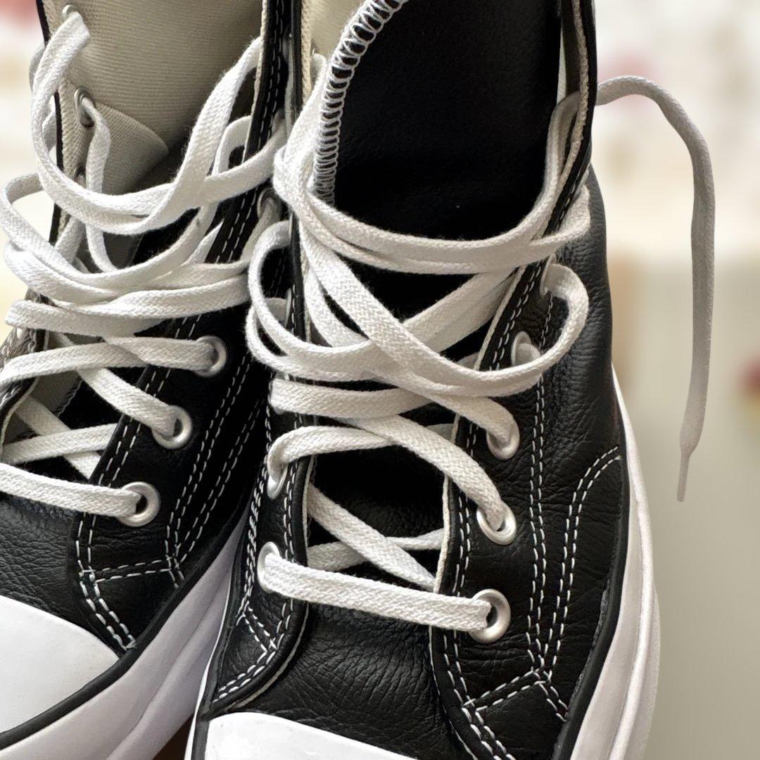 converse ランスターハイクレザーブラック A04292C