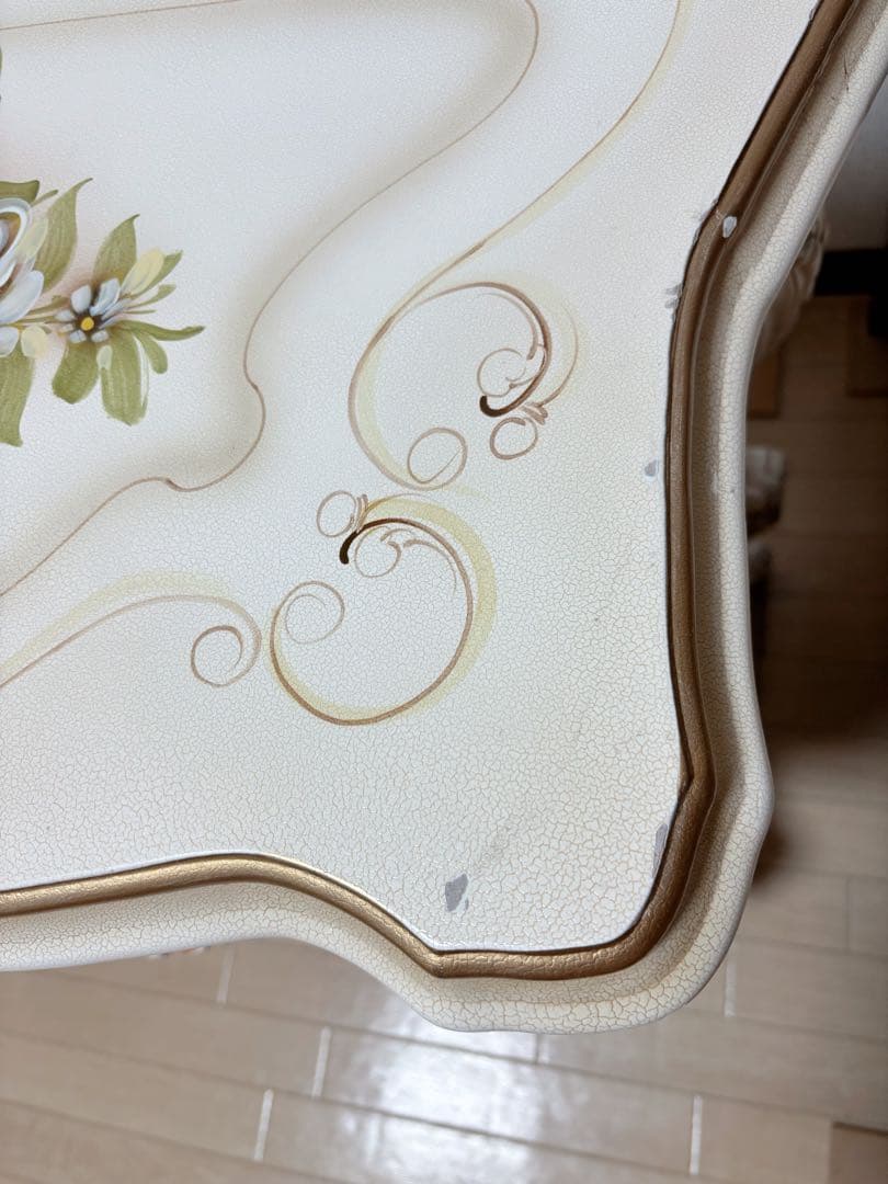 ロココ調　サイドテーブル チェスト アンティーク　猫脚 姫家具