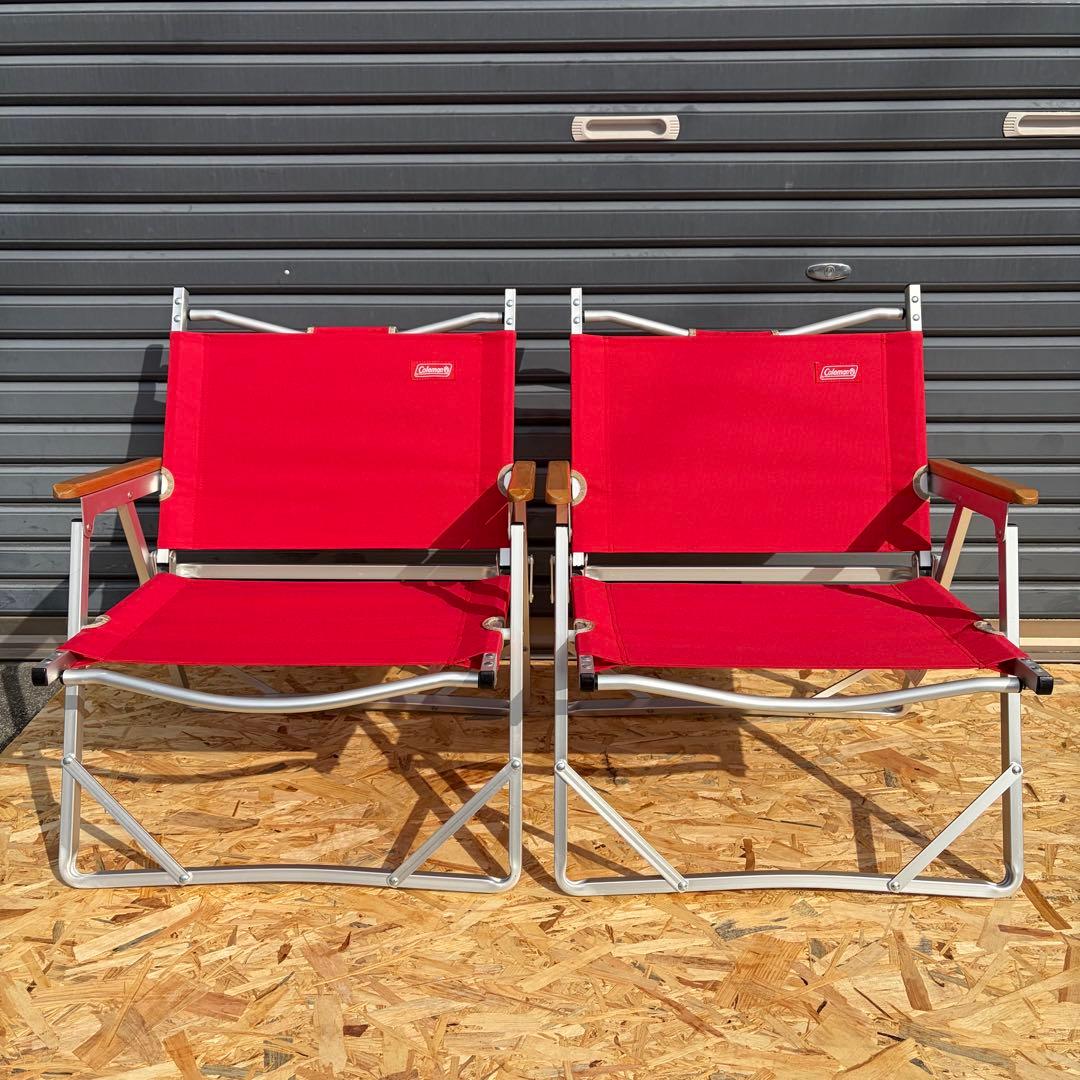 【美品】Coleman コールマン コンパクトフォールディングチェア 2脚セット